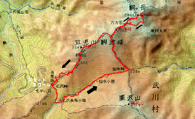 20100731甲斐駒ケ岳