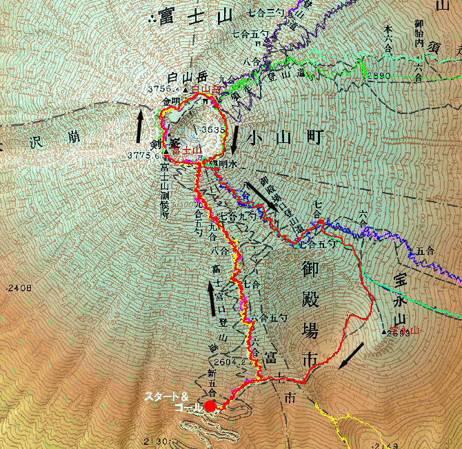 20100821のルート図